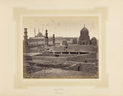 Égypte, Egypt, Citadelle du Caire; Félix Bonfils, French, 1831 - 1885, Alais, France; 1877; Tinted Albumen silver print