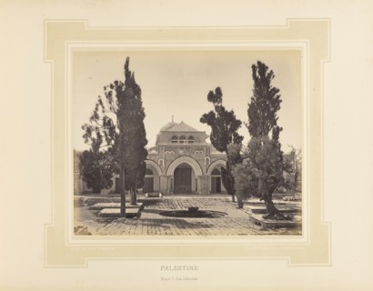 Palestine, Mosquée El-Aksa, à Jerusalem; Félix Bonfils, French, 1831 - 1885, Alais, France; 1877; Tinted Albumen silver print