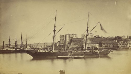 Canee - Salamandre; Baron Paul des Granges, French ?, active Greece 1860s, 1860s; Albumen silver print