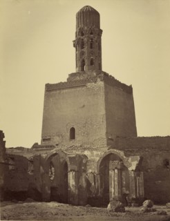 building, probably in Egypt; Attributed to Baron Paul des Granges, French ?, active Greece 1860s, 1860 - 1869; Albumen silver