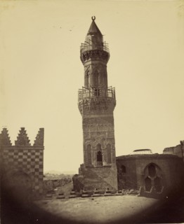 building, probably in Egypt; Attributed to Baron Paul des Granges, French ?, active Greece 1860s, 1860 - 1869; Albumen silver