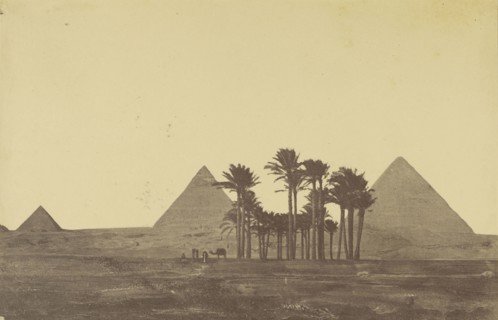Pyramids; Attributed to Baron Paul des Granges, French ?, active Greece 1860s, 1860 - 1869; Albumen silver print