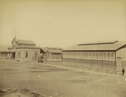 Douane d'Arica; 1876; Albumen silver print