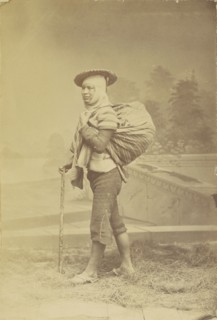 Portrait of a South American Indian; 1870s; Albumen silver print
