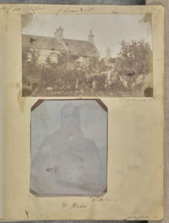 Sir David Brewster's garden with the West Tower of the Cathedral in the background; Dr. John Adamson, Scottish, 1810 - 1870