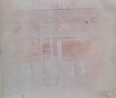 Workman at Lacock; William Henry Fox Talbot, English, 1800 - 1877, April 9, 1842; Salted paper print from a Calotype negative