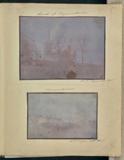 The Church at Edgeworthstown; Michael Pakenham Edgeworth, British, 1812 - 1881, 1843 - 1844; Salted paper print from a Calotype