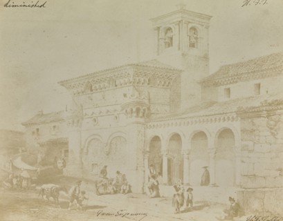 Diminished Copy of an Engraving of a  Moorish  Church; William Henry Fox Talbot, English, 1800 - 1877, 1845 - 1846; Salted