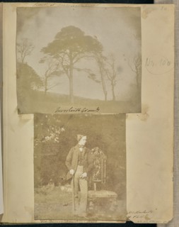 Inverleith Grounds; Attributed to Robert Adamson, Scottish, 1821 - 1848, 1843; Salted paper print from a Calotype negative