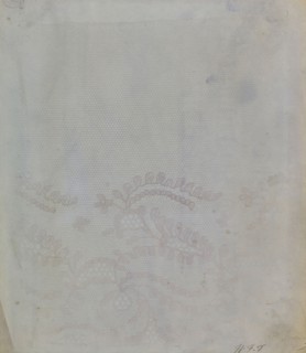 A Fragment of Lace; William Henry Fox Talbot, English, 1800 - 1877, about 1840; Salted paper print from a photogenic drawing