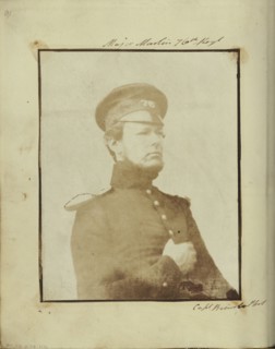 Major Martin; Capt. Henry Craigie Brewster, British, 1816 - 1905, active 1840s, about 1843; Salted paper print from a Calotype