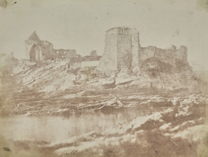 St. Andrews Castle from the Northwest; Hill & Adamson, Scottish, active 1843 - 1848, about 1845; Salted paper print from a