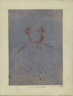 Self-portrait of Henry Craigie Brewster; Capt. Henry Craigie Brewster, British, 1816 - 1905, active 1840s, about 1843; Salted