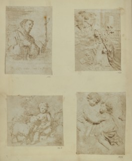 St. Francis. From a supposedly unique etching by Murillo; Nikolaas Henneman, British, 1813 - 1893, 1845–1846; Salted paper