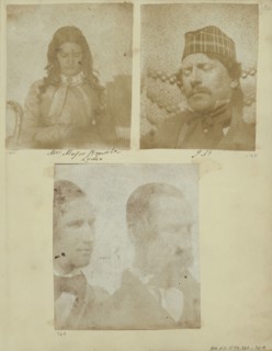 Mrs. David Brewster; British; 1856; Salted paper print from a Calotype negative; 9.4 x 7.9 cm 3 11,16 x 3 1,8 in
