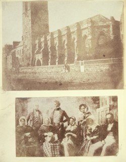 St. Salvator's College Chapel from the Southeast; Dr. John Adamson, Scottish, 1810 - 1870, 1843–1844; Salted paper print