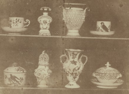 Articles of China; William Henry Fox Talbot, English, 1800 - 1877, 1841–1843; Salted paper print from a paper negative