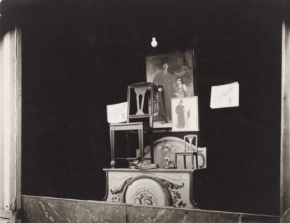 Street Fair Booth, Fête du Trône, Eugène Atget, French, 1857 - 1927, and Berenice Abbott, American, 1898 - 1991, negative