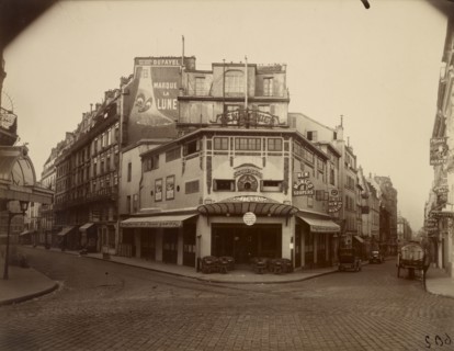 Place Pigalle; Eugène Atget, French, 1857 - 1927, Paris, France; 1925; Gelatin silver chloride printing-out paper print