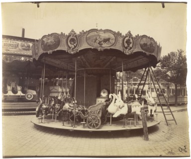 Street Fair; Eugène Atget, French, 1857 - 1927, Paris, France; 1923; Albumen silver print