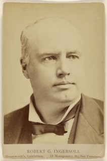 Robert G. Ingersoll; Thomas Houseworth, American, 1829 - 1915, about 1880; Albumen silver print