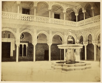 House of Pilate, Seville; H. Laurent, French, active Egypt and Paris, France 1860s - 1870s, Seville, Spain; about 1860 - 1870