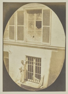 Construction Worker, Paris; Hippolyte Bayard, French, 1801 - 1887, about 1845–1847; Salted paper print from a Calotype negative