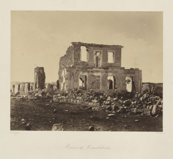 Ruins of Karabelnaia, Ruines de Karabelnaia, Jean-Charles Langlois, French, 1789 - 1870, 1855; Salted paper print