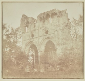 Dryburgh Abbey, Tomb of Sir Walter Scott; William Henry Fox Talbot, English, 1800 - 1877, Berwickshire, Scotland; October 1844