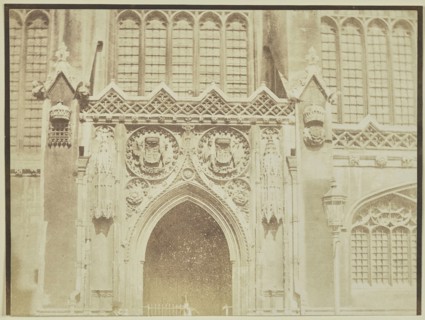King's College Chapel, Cambridge; William Henry Fox Talbot, English, 1800 - 1877, Cambridge, England; about 1844; Salted paper