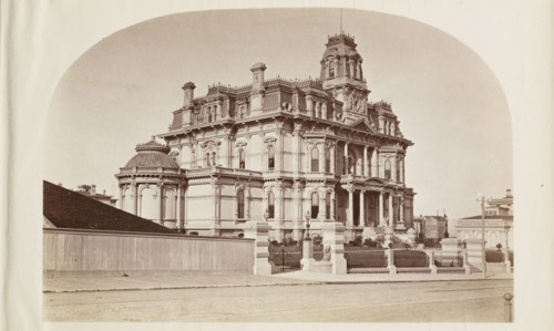 Residence of Chas. Crocker; Carleton Watkins, American, 1829 - 1916, negative 1873 - 1880; print 1879 - 1885; Albumen silver