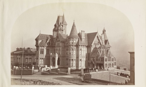 Residence of Mrs. Hopkins S.F; Carleton Watkins, American, 1829 - 1916, negative 1873 - 1880; print 1879 - 1885; Albumen silver