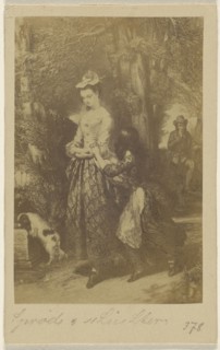 Lyrade & Lin Lhars, ?, copy of a painting; about 1865; Albumen silver print