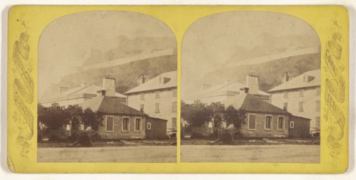 Citadel, from Quebec Wharf; American; about 1870; Albumen silver print