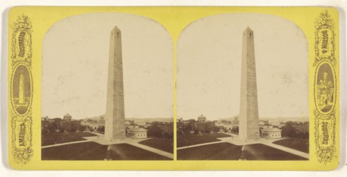 Bunker Hill Monument; American; about 1870 - 1880; Albumen silver print