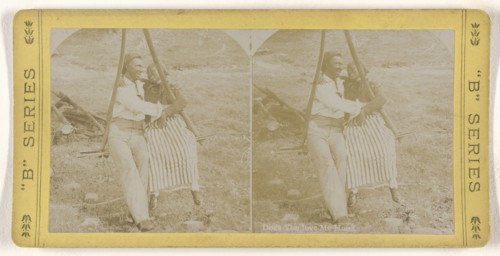 Do You love Me Hun?; American; about 1880 - 1890; Gelatin silver print