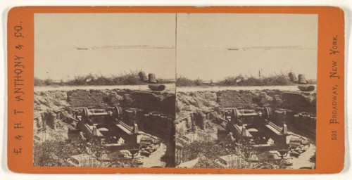 Wreck of the large Blakely Gun, on the Battery, Charleston, S.C; Edward and Henry T. Anthony & Co. American, 1862 - 1902