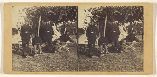 Contraband Foreground. Army of the Potomac; Edward and Henry T. Anthony & Co., American, 1862 - 1902, about 1864; Albumen