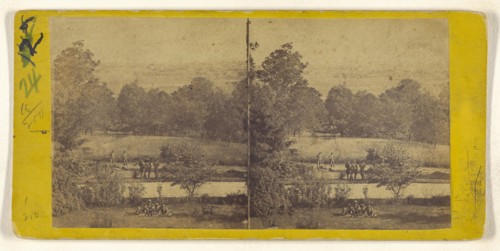 Georgetown, from Camp Cameron. A view of exquisite beauty; Edward and Henry T. Anthony & Co., American, 1862 - 1902, about 1862