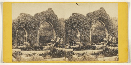 Cornwall. The Old Abbey, Tresco, Scilly; A.L. Coke, British, active 1860s, 1860s; Albumen silver print