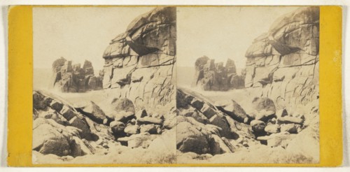 Cornwall. The Monk's Cowl, St. Mary's, Scilly; A.L. Coke, British, active 1860s, 1860s; Albumen silver print