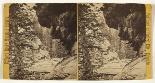 Opposite the Dome Looking Down. Boulder, Colorado; Joseph Collier, American, born Scotland, 1836 - 1910, 1865 - 1870; Albumen