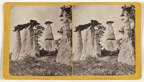 Quaker Wedding. Colorado; Joseph Collier, American, born Scotland, 1836 - 1910, 1865 - 1870; Albumen silver print
