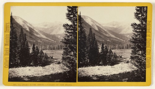 Valley of the Snake. Snake River, Colorado; Joseph Collier, American, born Scotland, 1836 - 1910, 1865 - 1870; Albumen silver