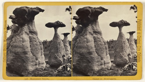 Group of Monuments; Joseph Collier, American, born Scotland, 1836 - 1910, 1865 - 1870; Albumen silver print