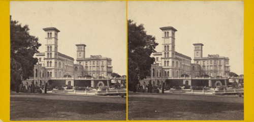 Osborne, - from the North East. The Residence of Her Majesty. Isle of Wight; Frank Mason Good, English, 1839 - 1928, Isle of
