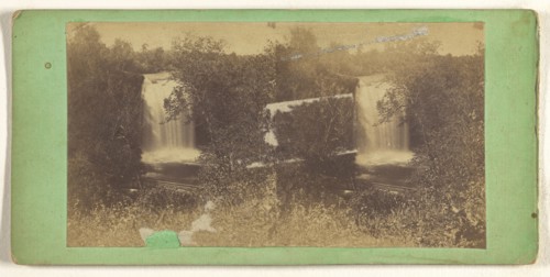 Minne ha ha  Laughing Water; B. F. Upton, American, born 1818, active Minneapolis and St. Anthony, Minnesota, Bath, Maine