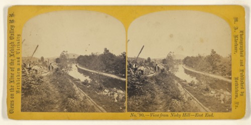 View from Nisky Hill - East End; M.A. Kleckner, American, active Pennsylvania 1870s, about 1870; Albumen silver print