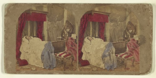 A Dream after seeing Pepper's Ghost; Attributed to London Stereoscopic Company, active 1854 - 1890, about 1865; Hand colored