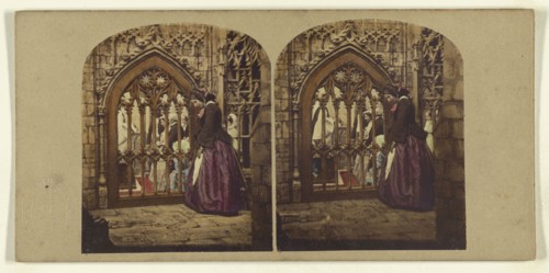 Broken Vows; London Stereoscopic Company, active 1854 - 1890, about 1860; Hand colored Albumen silver print